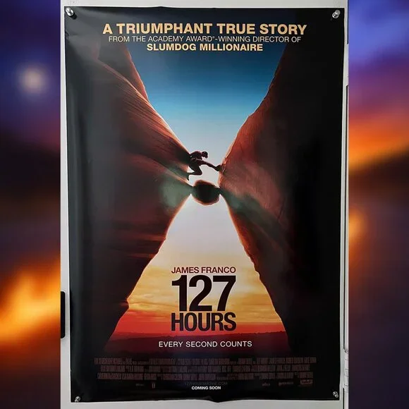 127 HOURS (2010) - ORIGINAL DOUBLE SIDED MOVIE POSTER - Picture 1 of 2